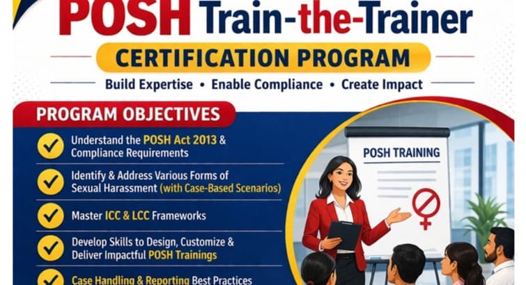 WEBNARS POSH Train The Trainer Certificate Program